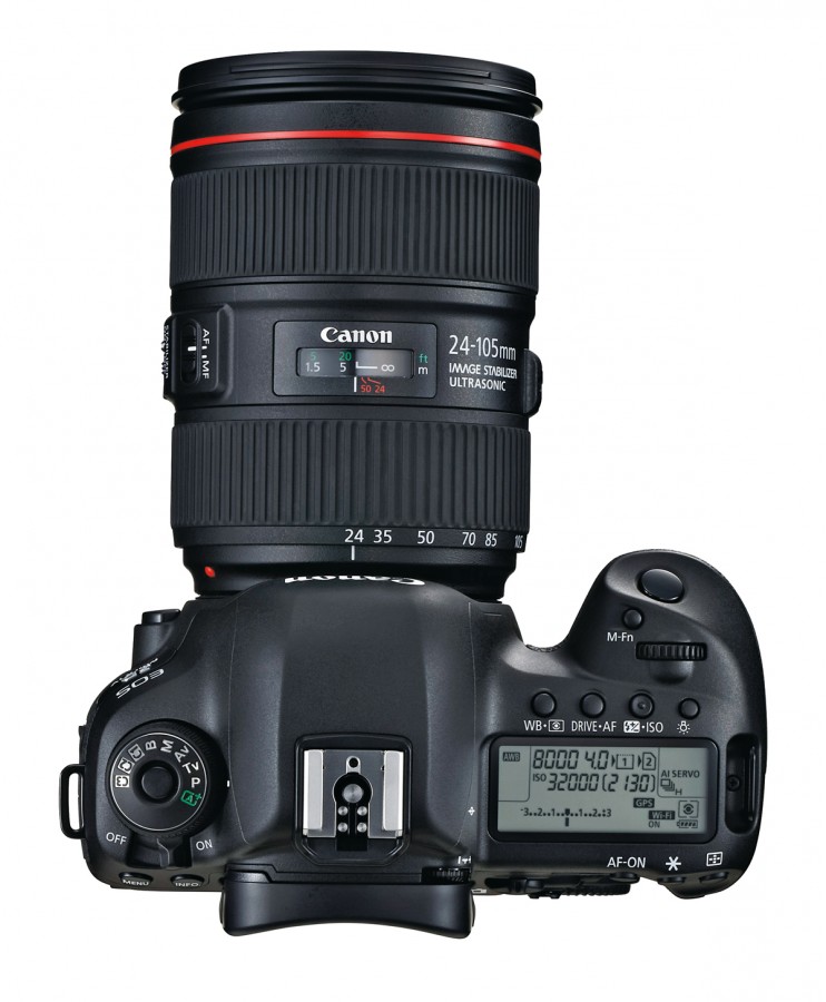 Canon EOS 5D Mark IV top