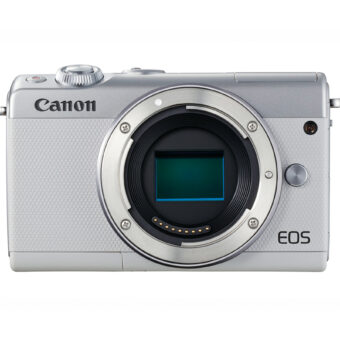 Canon EOS M100 white frontal
