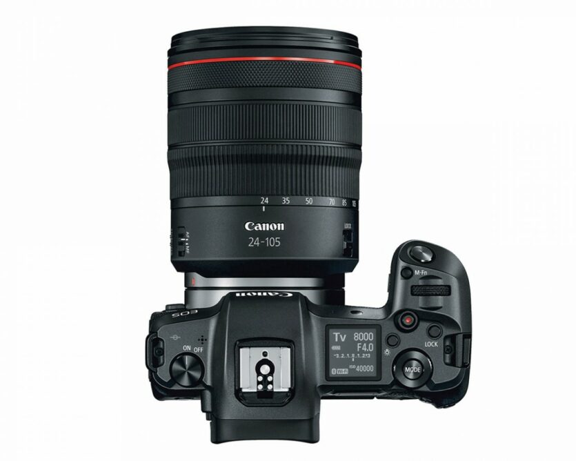 Canon EOS R top