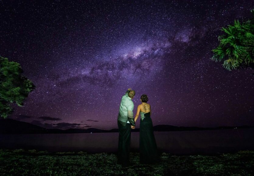 Hochzeitsfotografie – Nachtaufnahmen