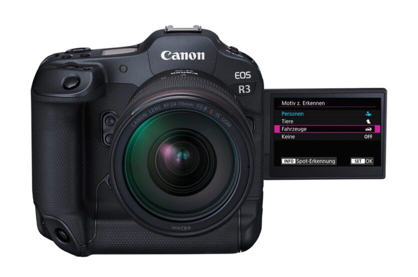 Canon EOS R3 mit ausklappbarem Monitor