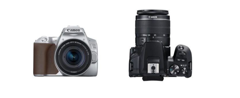 Canon EOS 250D Die EOS 250D ist liegt mit ihren Abmessungen H: 92,6 mm, B: 122,4 mm) gut in der Hand. Produktfotos: © Canon