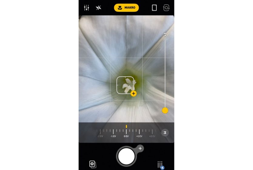Makro-Fotos machen mit der Kamera-App Camera+ 2