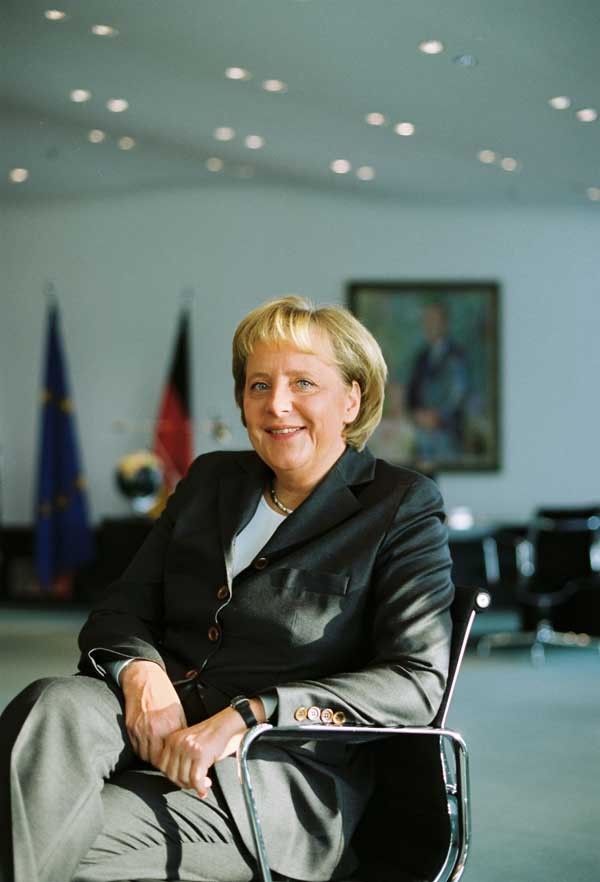 Biskup-Portrait von Angela Merkel