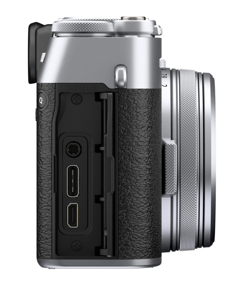 Die Fujifilm X100V ist ausgestattet mit USB 3.1/Typ C-Schnittstelle.