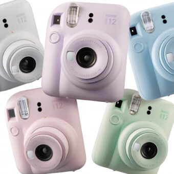 Fujifilm Instax mini 12, Sofortbildkamera, Kamera, mini 11, Objektiv, Autofokus, Festbrennweite, 2023, Selfie, INSTAX UP! App