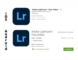 App zum Bilder bearbeiten: Lightroom