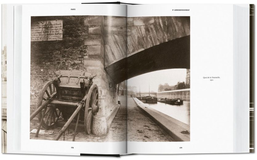 Fotografie von Eugène Atget: Brücke und Karren