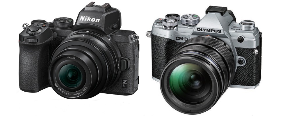 Nikon Z 50 und Olympus E-M5 Mark III