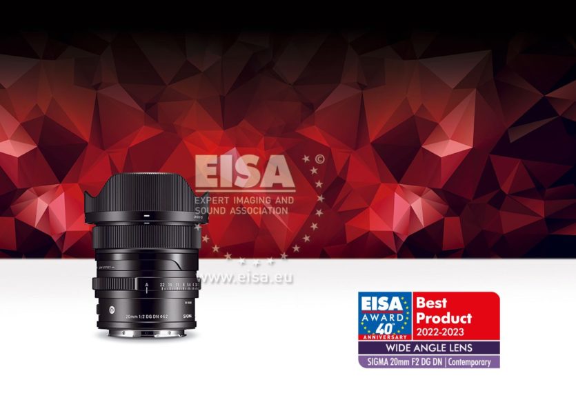 SIGMA 20mm F2 DG DN | Contemporary mit EISA Siegel