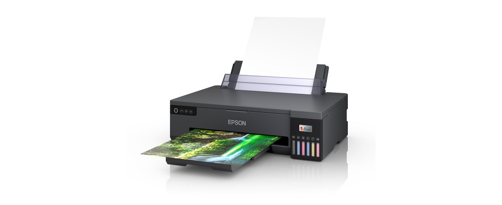 Fotodrucker Epson ET-18100 mit sechs Farben.