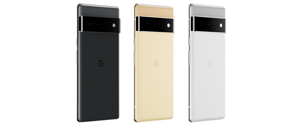 Das Google Pixel 6 Pro ist in den Farben "Stormy Black", "Cloudy White" und "Sorta Sunny" erhältlich.