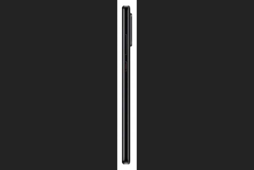 Oberseite des Huawei P30 in der Farbe "Black"