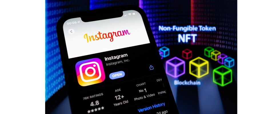 NFTs in der Insta-App