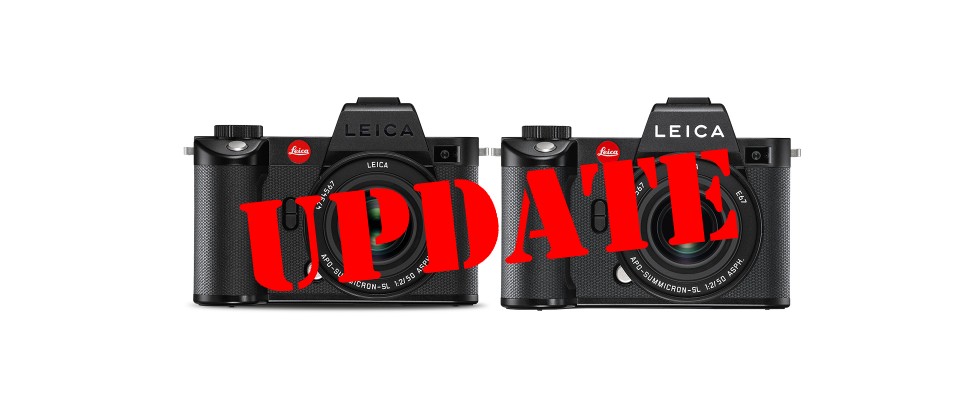 Firmware-Updates für Leica SL2 und SL2-S.