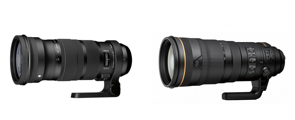 Sigma und Nikon 120-300 mm