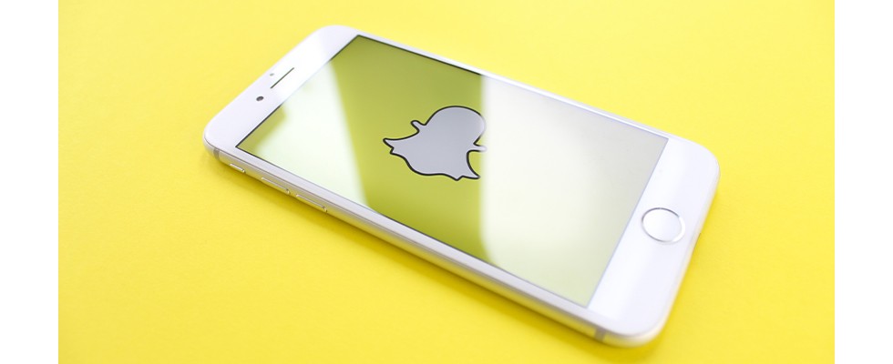 Snapchat Logo auf Handy