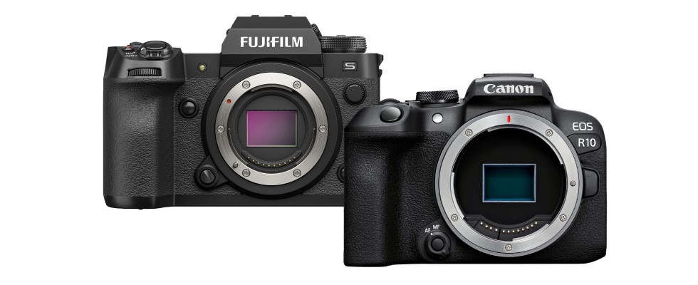 Fuji X-Hs2 und Canon EOS R10