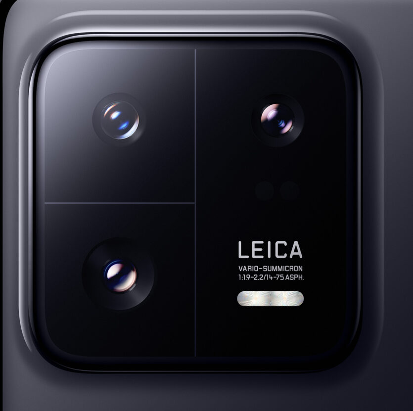 Die drei Leica-Kamera des Xiaomi 13 Pro decken mit Festbrennweiten einen Bereich ab, der bei 14 mm beginnt und bei 75 mm (entsprechend Kleinbild) endet.