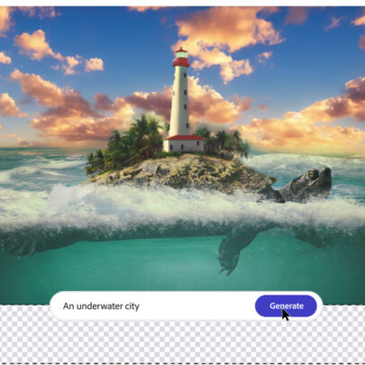 In Photoshop und anderen Adobe-Produkten lassen sich Inhalte per Text-Prompt generieren.