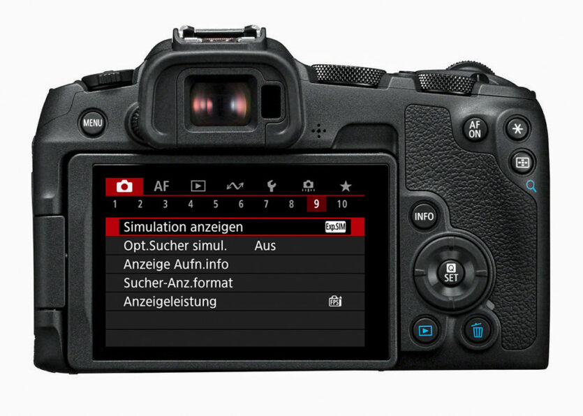 Canon EOS R8 Monitor