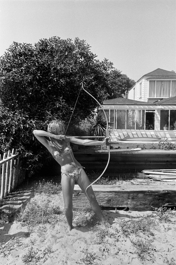 Jane Fonda (with bow and arrow), 1965
