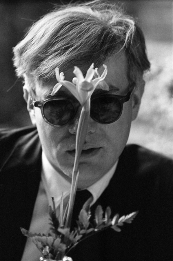 Andy Warhol (with flower), 1963