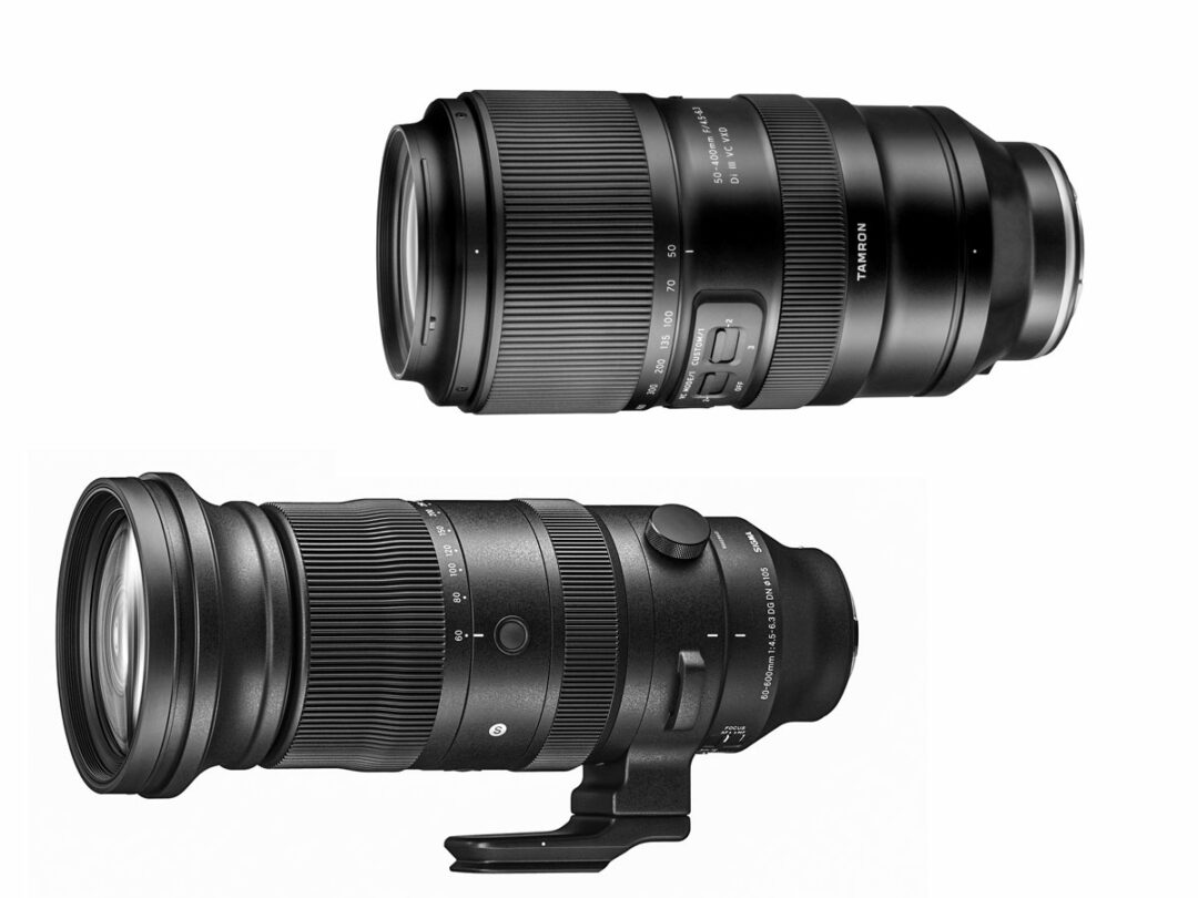 Tamron 4,5-6,3/50-400 mm Di III VC VXD und Sigma 4,5-6,3/60-600 mm DG DN OS Sports