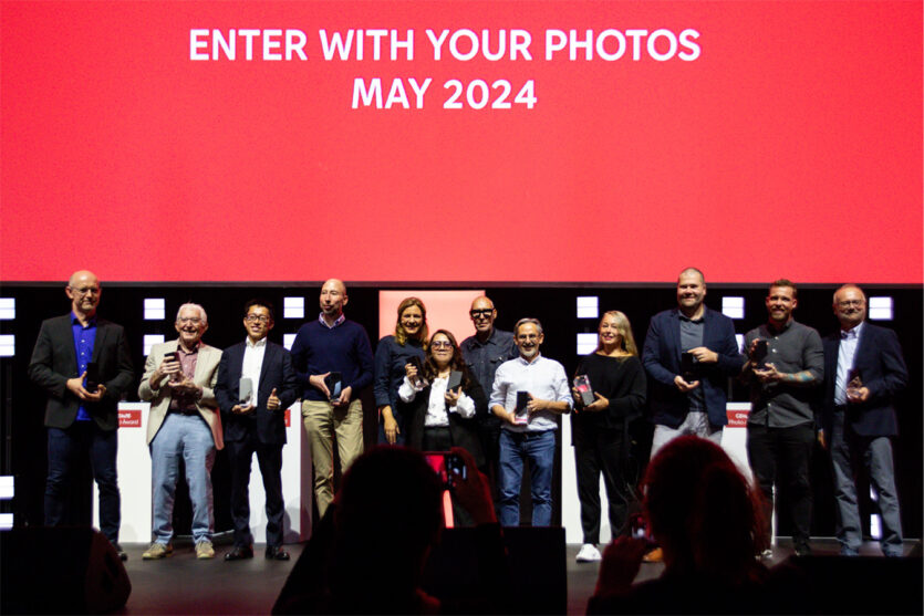 Preisverleihung der Cewe Photo Awards 2023 auf der Photopia Stage.
