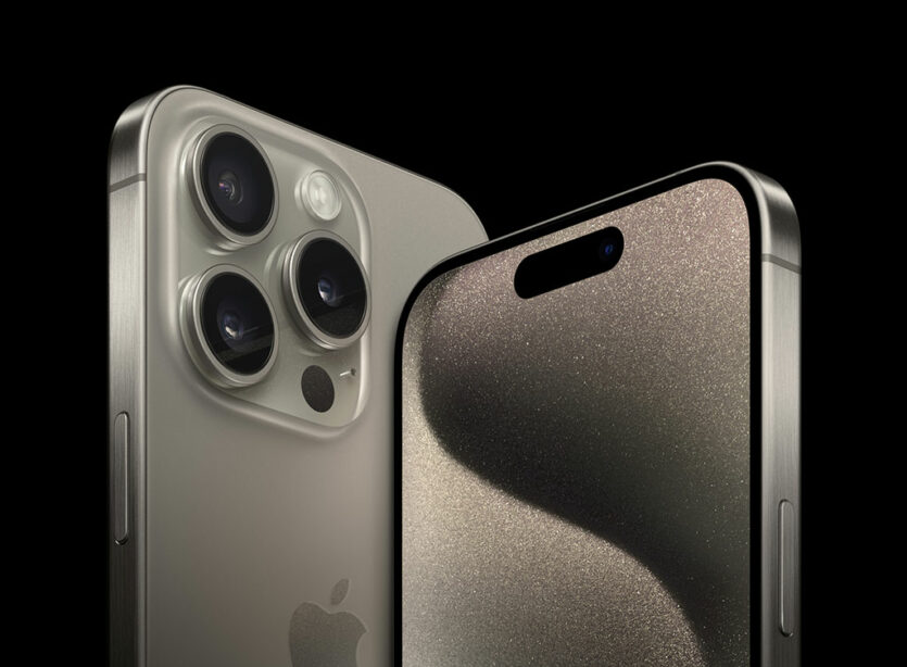 iPhone 15 Pro mit drei Kameras