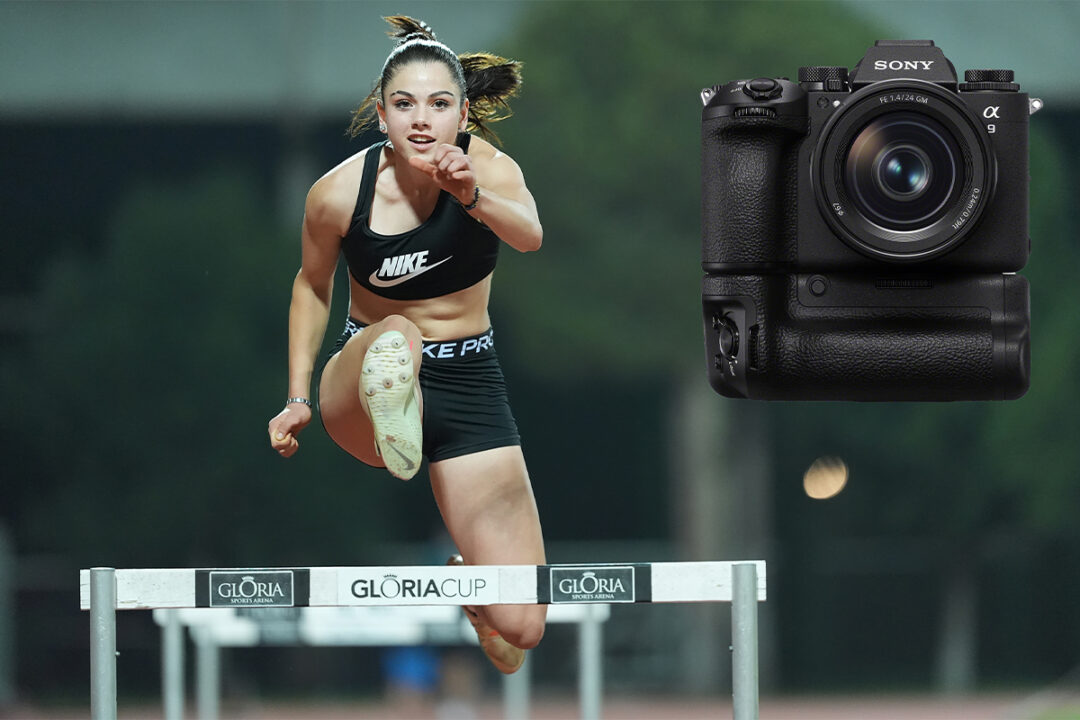 Im Rahmen des Praxistests konnten wir u.a Leichtathletik fotografieren. 