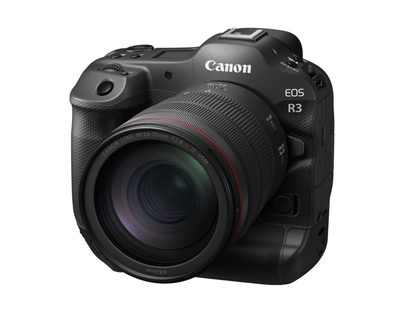 Die EOS R3 ist Canons professionelle Sportkamera und kann bis 30 Bilder/s mit 24 Megapixeln schießen.