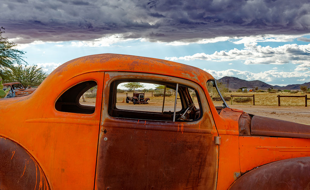 Autowrack in Namibia