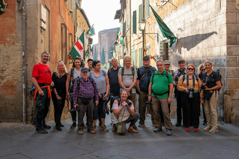 Gruppenfoto: Teilnehmer einer Fotoreise