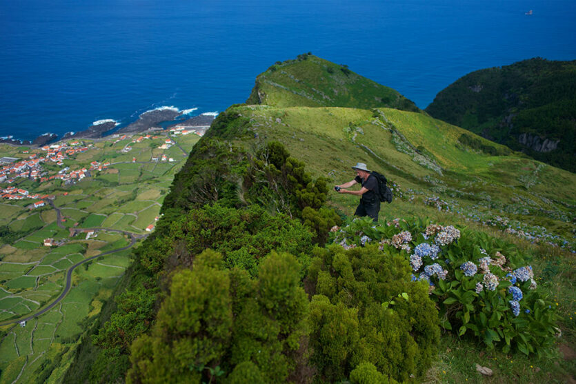 Fotograf auf den Azoren