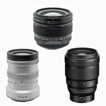 Objektiv-Exoten: Meyer Optik Görlitz Biotar 1,5/58 mm II, dem Nikon Nikkor Z 1,8/135 mm S Plena und dem Voigtländer 1,0/50 mm Nokton asphärisch RF